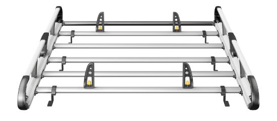Picture of Van Guard ULTI Rack+ (Aluminium) - 5 Bar Roof Rack for Citroen Berlingo 2018-Onwards | L1 | H1 | Twin Rear Doors | VGUR-282
