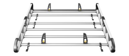 Picture of Van Guard ULTI Rack+ (Aluminium) - 4 Bar Roof Rack for Citroen Berlingo 2018-Onwards | L2 | H1 | Twin Rear Doors | VGUR-283