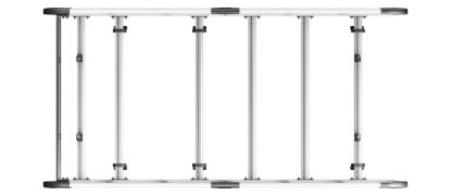 Picture of Van Guard ULTI Rack+ (Aluminium) - 4 Bar Roof Rack for Citroen Berlingo 2018-Onwards | L2 | H1 | Twin Rear Doors | VGUR-283