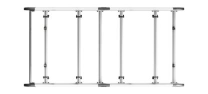 Picture of Van Guard ULTI Rack+ (Aluminium) - 6 Bar Roof Rack for Volkswagen T5 Transporter 2002-2015 | L1 | H1 | Tailgate | VGUR-206