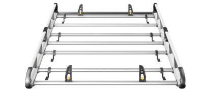 Picture of Van Guard ULTI Rack+ (Aluminium) - 7 Bar Roof Rack for Volkswagen T5 Transporter 2002-2015 | L2 | H1 | Tailgate | VGUR-208