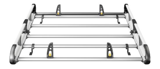 Picture of Van Guard ULTI Rack+ (Aluminium) - 5 Bar Roof Rack for Renault Kangoo 2008-2021 | L2 | H1 | Twin Rear Doors | VGUR-223