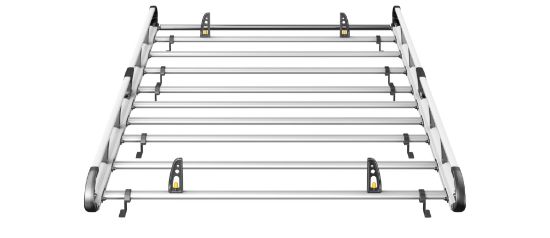 Picture of Van Guard ULTI Rack+ (Aluminium) - 8 Bar Roof Rack for Nissan NV400 2010-Onwards | L3 | H2 | Twin Rear Doors | VGUR-245