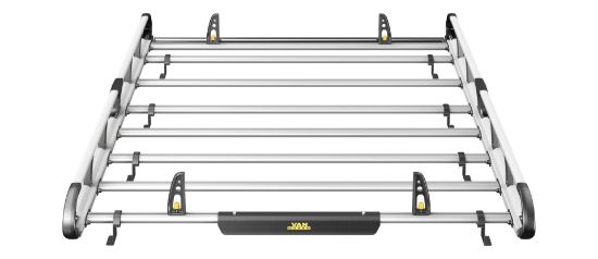 Picture of Van Guard ULTI Rack+ (Aluminium) - 7 Bar Roof Rack for Nissan NV300 2016-Onwards | L2 | H1 | Twin Rear Doors | VGUR-263
