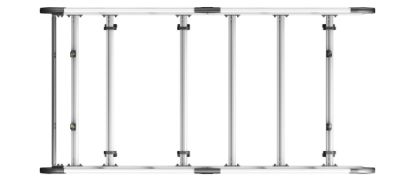 Picture of Van Guard ULTI Rack+ (Aluminium) - 4 Bar Roof Rack for Fiat Doblo 2022-Onwards | L2 | H1 | Twin Rear Doors | VGUR-283