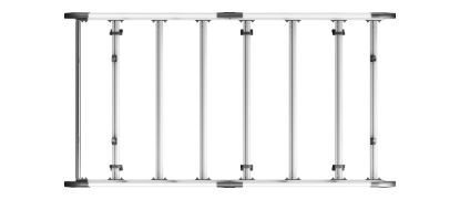 Picture of Van Guard ULTI Rack+ (Aluminium) - 5 Bar Roof Rack for Citroen Dispatch 2007-2016 | L2 | H1 | Tailgate | VGUR-286