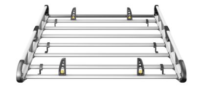 Picture of Van Guard ULTI Rack+ (Aluminium) - 5 Bar Roof Rack for Fiat Scudo 2007-2016 | L2 | H1 | Tailgate | VGUR-286
