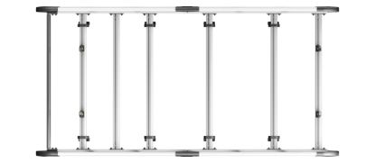 Picture of Van Guard ULTI Rack+ (Aluminium) - 5 Bar Roof Rack for Volkswagen Caddy 2020-Onwards | L2 | H1 | Twin Rear Doors | VGUR-289