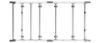 Picture of Van Guard ULTI Rack+ (Aluminium) - 5 Bar Roof Rack for Mercedes Citan 2022-Onwards | L1 | H1 | Twin Rear Doors | VGUR-290