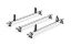 Picture of Van Guard ULTI Bar+ (Aluminium) - 3 Roof Bars for Volkswagen Caddy 2010-2015 | L2 | H1 | VG299-3