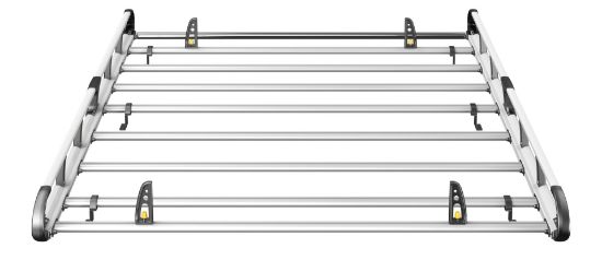 Picture of Van Guard ULTI Rack+ (Aluminium) - 7 Bar Roof Rack for Vauxhall Movano 2022-Onwards | L2 | H1 | Twin Rear Doors | VGUR-210