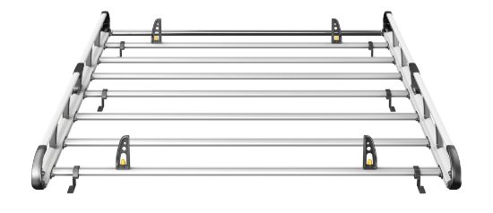 Picture of Van Guard ULTI Rack+ (Aluminium) - 6 Bar Roof Rack for Vauxhall Movano 2022-Onwards | L2 | H2 | Twin Rear Doors | VGUR-211