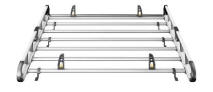 Picture of Van Guard ULTI Rack+ (Aluminium) - 6 Bar Roof Rack for Mercedes Sprinter 2006-2018 | L1 | H2 | Twin Rear Doors | VGUR-237