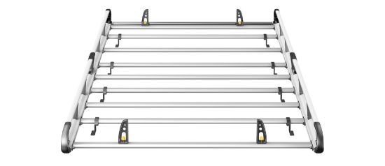Picture of Van Guard ULTI Rack+ (Aluminium) - 8 Bar Roof Rack for Mercedes Sprinter 2006-2018 | L2 | H1 | Twin Rear Doors | VGUR-238