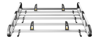 Picture of Van Guard ULTI Rack+ (Aluminium) - 4 Bar Roof Rack for Fiat Doblo 2010-2021 | L1 | H1 | Twin Rear Doors | VGUR-242
