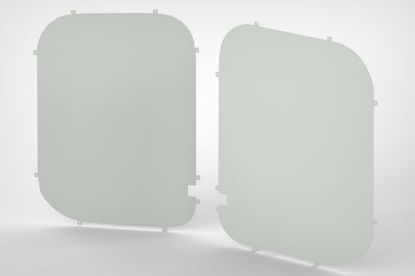 Picture of Van Guard Window Blank for Ford Transit 2014-Onwards |  L2, L3, L4 |  H2, H3 | Twin Rear Doors | VG329S