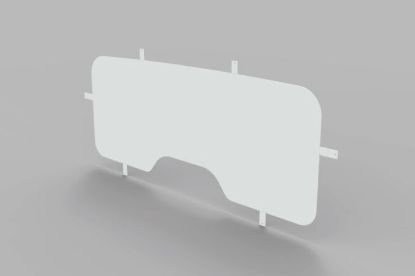 Picture of Van Guard Window Blank for Citroen Dispatch 2016-Onwards |  L1, L2, L3 | H1 | Tailgate | VG340S