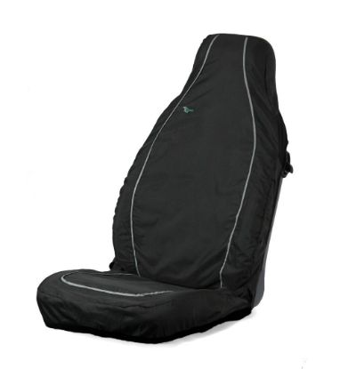 Picture of Town and Country Front Single Seat Cover (seats with airbag) BLACK | Universal | ABCBLK