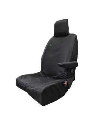 Picture of Town and Country Black Driver Seat Cover | Toyota Proace 2016-Onwards | CP01BLK