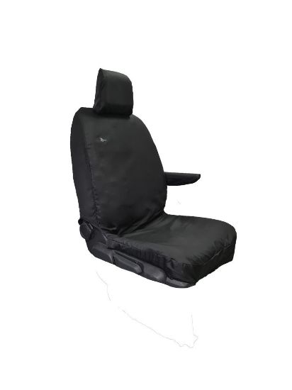 Picture of Town and Country Black Driver Seat Cover | Toyota Proace 2016-Onwards | CP01BLK