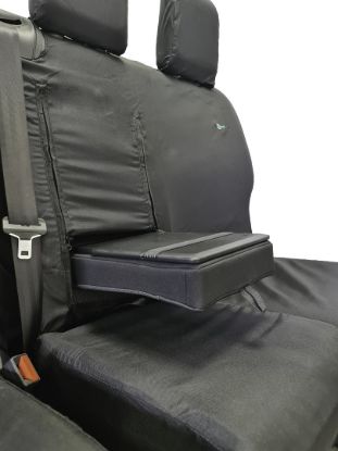 Picture of Town and Country Black Double Passenger Seat Cover | Toyota Proace 2016-Onwards | CP02BLK