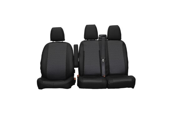 Picture of Town and Country Luxury Single and Double Front Seat Cover Set | Ford Transit Custom 2013-2023 | LU4515
