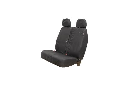Picture of Town and Country Black Double Seat Cover | Mercedes Sprinter 2010-2018 | MERV02BLK