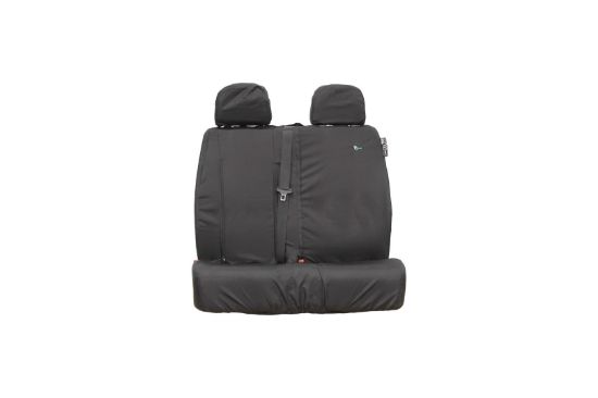 Picture of Town and Country Black Double Seat Cover | Mercedes Sprinter 2010-2018 | MERV02BLK
