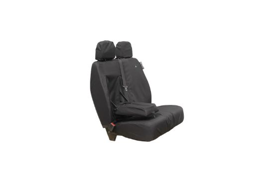 Picture of Town and Country Black Double Seat Cover | Mercedes Sprinter 2010-2018 | MERV02BLK