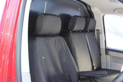 Picture of Town and Country Black Single Seat Cover | Volkswagen Transporter T5 and T6 | TA3884