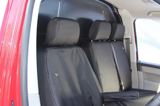Picture of Town and Country Black Single Seat Cover | Volkswagen Transporter T5 and T6 | TA3884