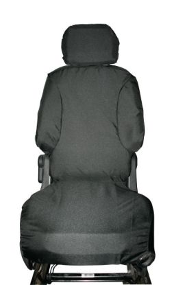 Picture of Town and Country Black Single Passenger Seat Cover | Citroen Berlingo 2008-2018 | TA4577