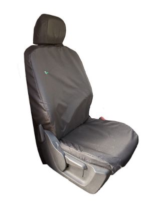 Picture of Town and Country Black Driver Seat Cover | Citroen Berlingo 2018-Onwards | TA4799