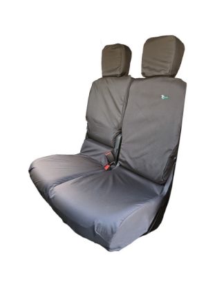 Picture of Town and Country Black Double Passenger Seat Cover | Citroen Berlingo 2018-Onwards | TA4812