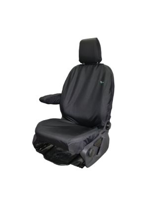 Picture of Town and Country Black Single Passenger Seat Cover | Ford Transit Custom 2013-2023 | TA5055