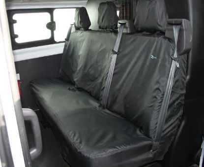 Picture of Town and Country Black Crew Seat Cover | Ford Transit Custom 2013-2023 | TCCBLK