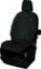 Picture of Town and Country Black Driver Seat Cover | Ford Transit Custom 2013-2023 | TCSBLK