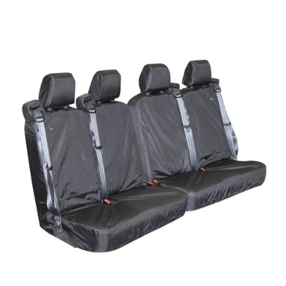 Picture of Town and Country Black Crew Seat Cover | Ford Transit 2014-Onwards | TRC14BLK