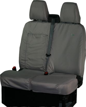 Picture of Town and Country Grey Double Seat Cover | Ford Transit 2014-Onwards | TRD14GRY