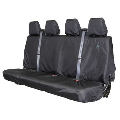 Picture of Town and Country Black Crew Seat Cover | Ford Transit 2014-Onwards | TTC14BLK