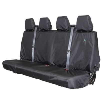 Picture of Town and Country Black Crew Seat Cover | Ford Transit 2014-Onwards | TTC14BLK