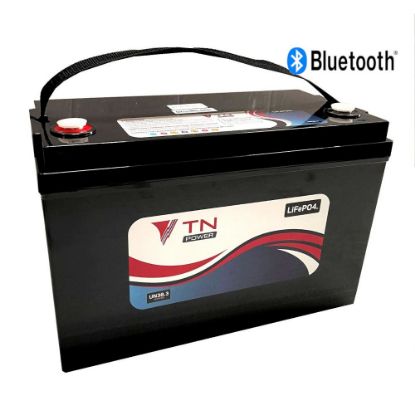 Picture of TN Power Lithium 12V 100Ah Leisure Battery with Bluetooth & Heater LiFePO4 - TN100 Heated | Lithium | TN-LFP12100 with heater