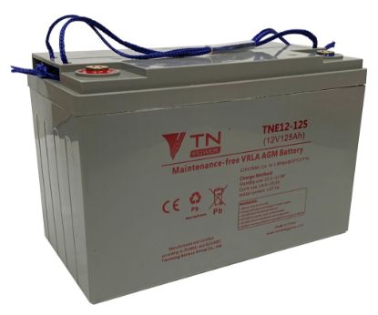Picture of TN Power AGM 12V 125Ah Deep Cycle Battery | AGM | TNE12-125