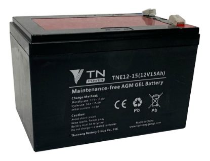 Picture of TN Power AGM 12V 15Ah Deep Cycle Battery | AGM | TNE12-15