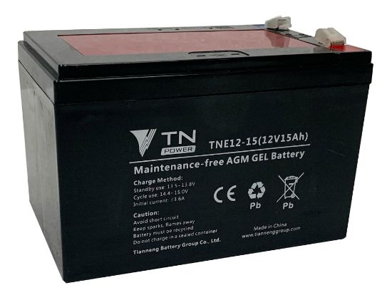 TN Power AGM 12V 15Ah Deep Cycle Battery | AGM | TNE12-15 | Van Roof Rack