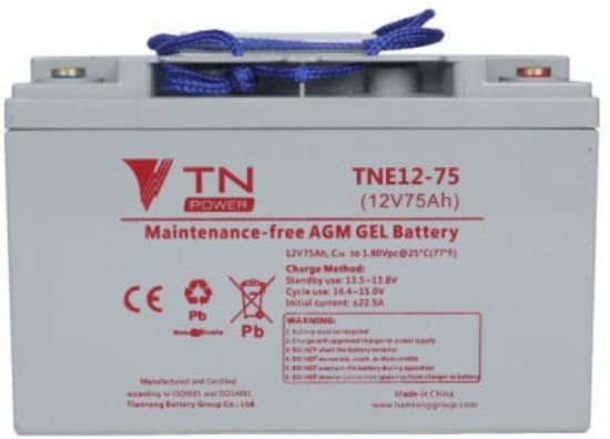 TN Power AGM 12V 75Ah Deep Cycle Battery | AGM | TNE12-75 | Van Roof Rack
