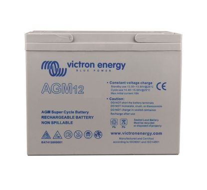 Picture of Victron Energy AGM Super Cycle Battery 12V 25Ah (M5) | AGM | BAT412025081