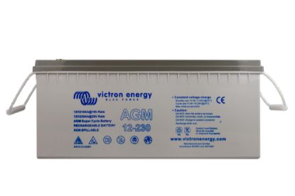 Picture of Victron Energy AGM Super Cycle Battery 12V 230Ah (M8) | AGM | BAT412123081