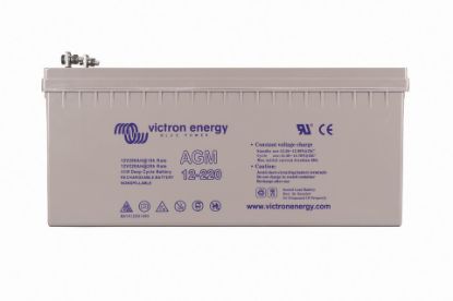 Picture of Victron Energy AGM Dual Purpose Battery 12V 220Ah (M8) | AGM | BAT412201085