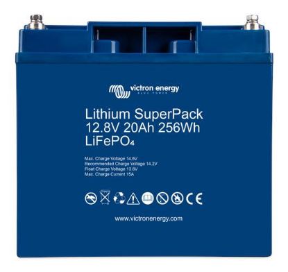 Picture of Victron Energy Lithium SuperPack 12.8V 20Ah (M5) | Lithium | BAT512020705